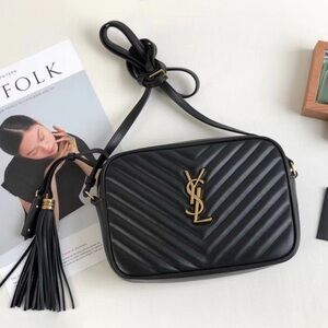 💝💝YSL Black Lou Camera Bag